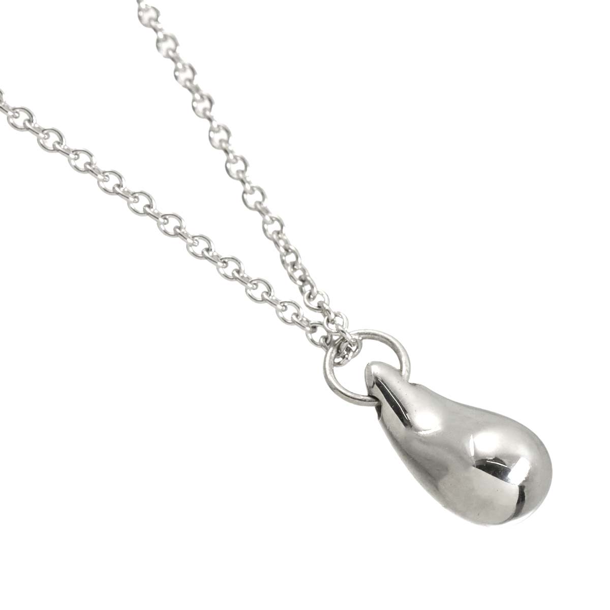 Teardrop Necklace Platinum