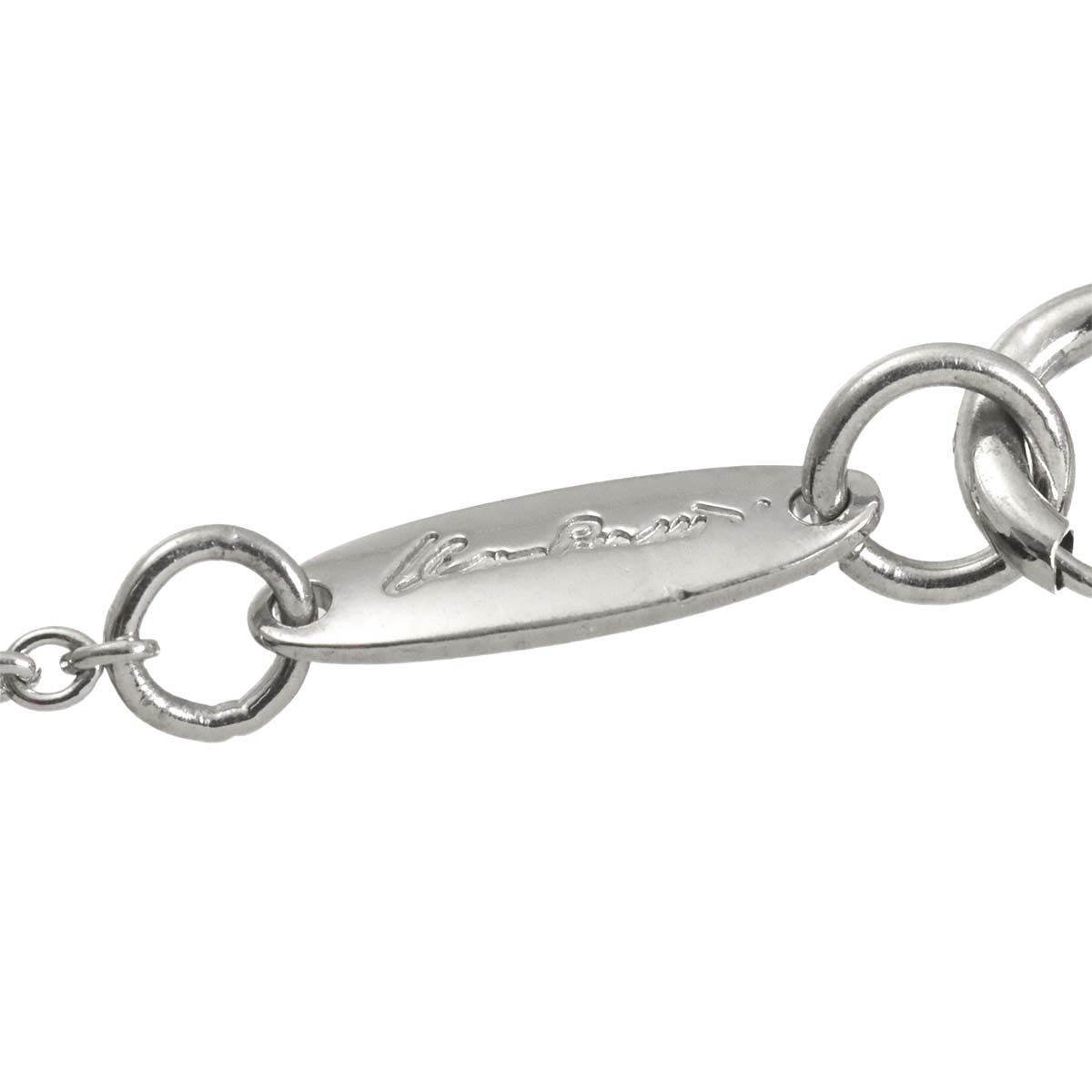 Teardrop Necklace Platinum