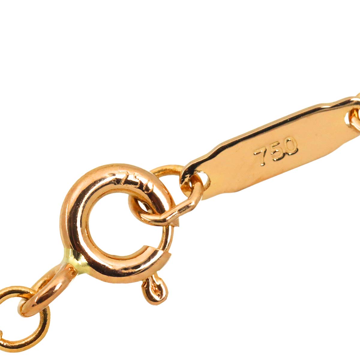 Heart Rock Necklace 18K Pink Gold 750