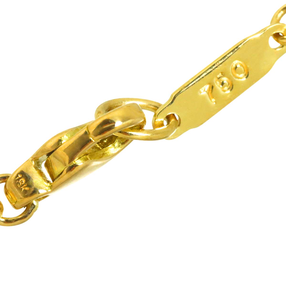 Feather Necklace 18K Yellow Gold 750