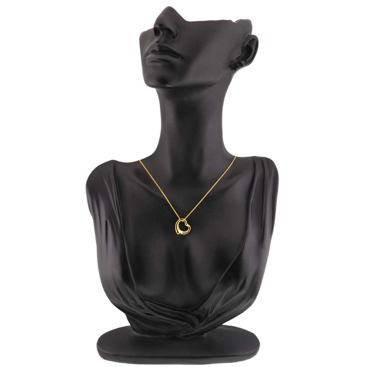 Open Heart Necklace 18K Yellow Gold 750