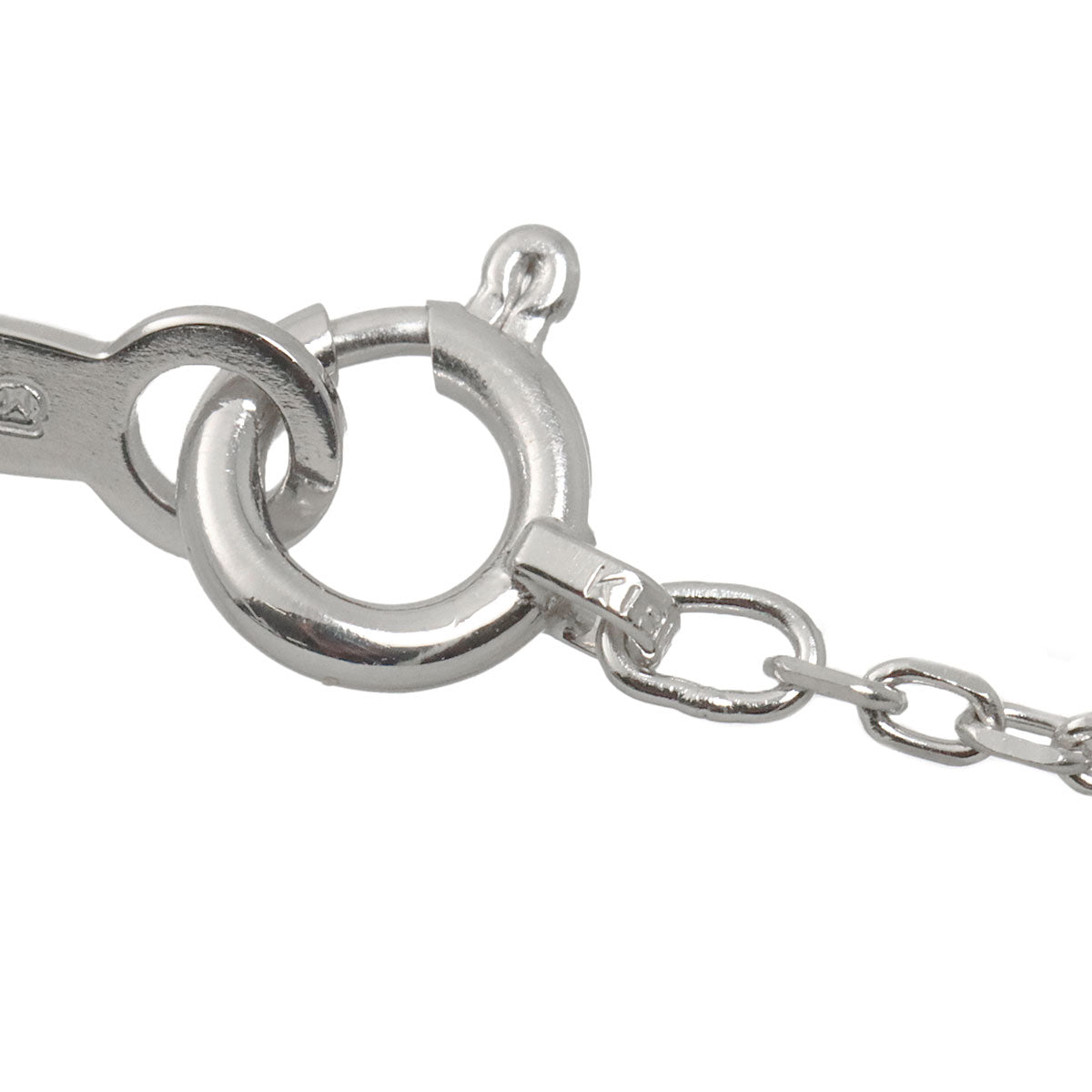 Diamond 0.45ct Necklace Brooch 18K White Gold 750