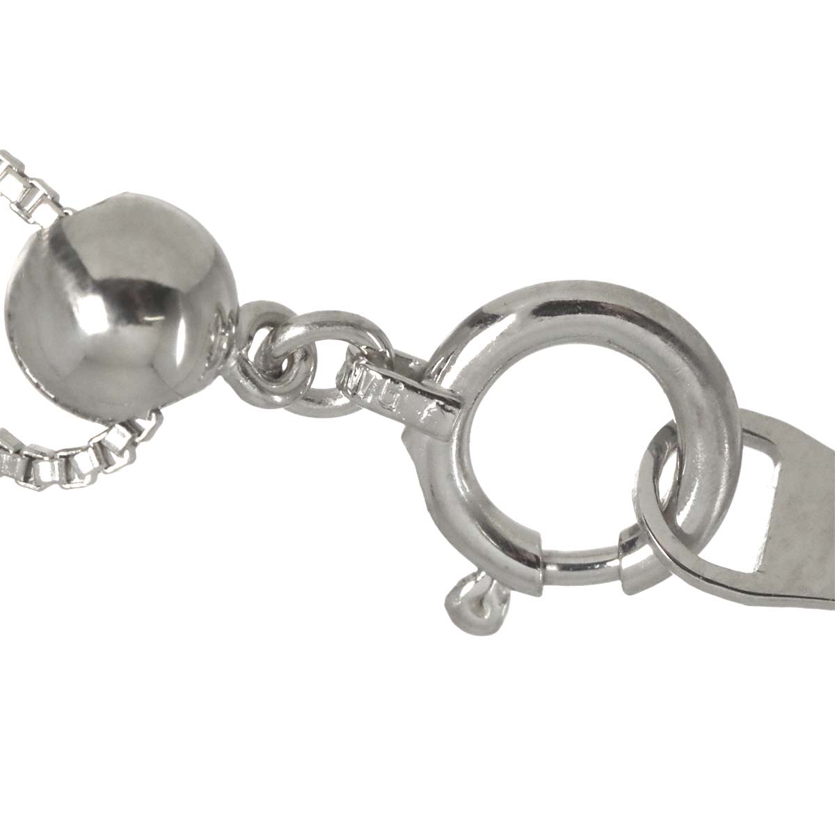 Diamond 0.45ct Necklace 18K White Gold 750