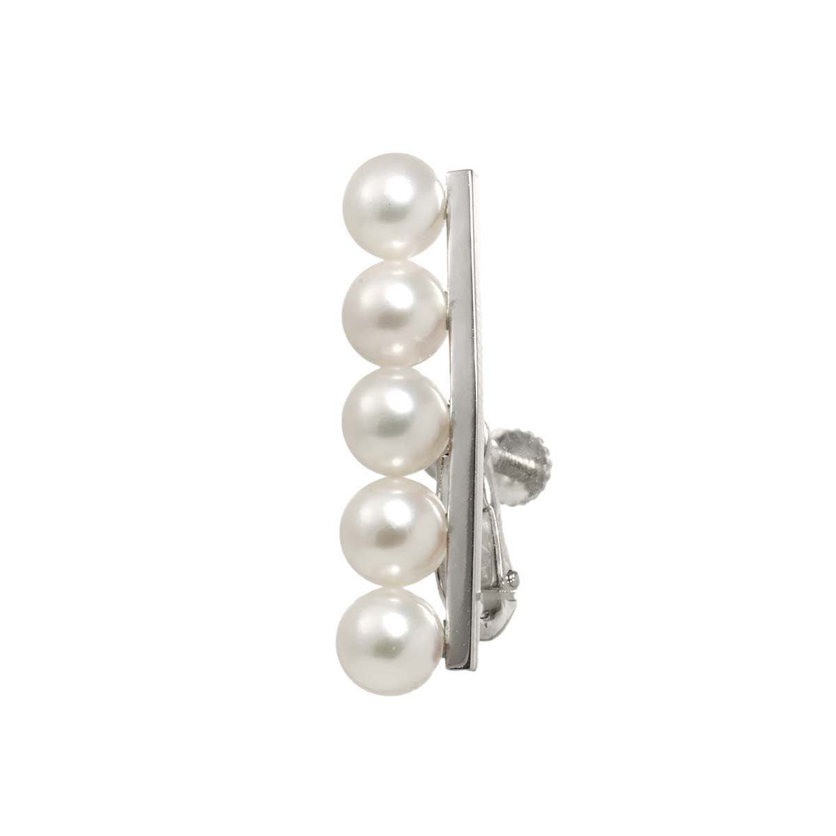Balance Akoya Pearl Earring 18K WG 750 One Piece only