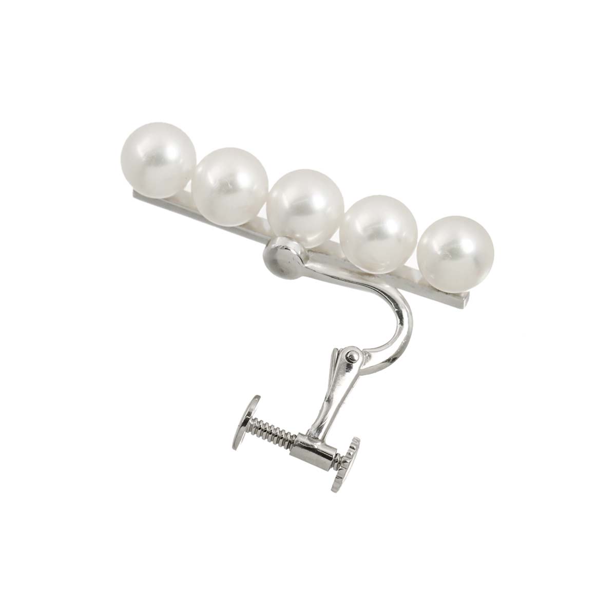 Balance Akoya Pearl Earring 18K WG 750 One Piece only