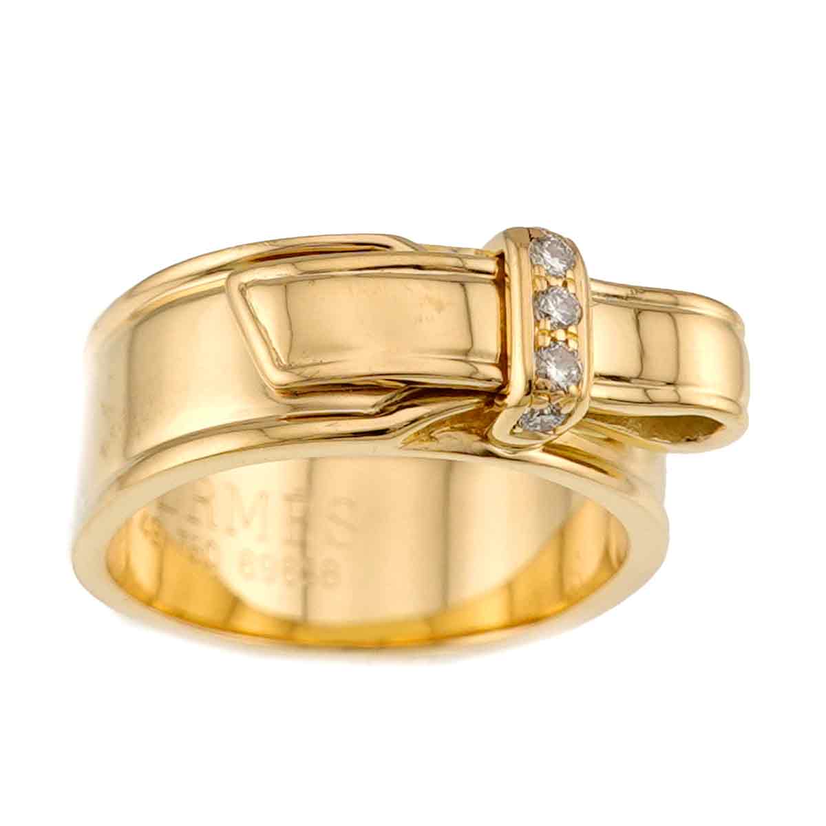 Artemis Diamond Ring 18K YG 750 Size49 4(US)