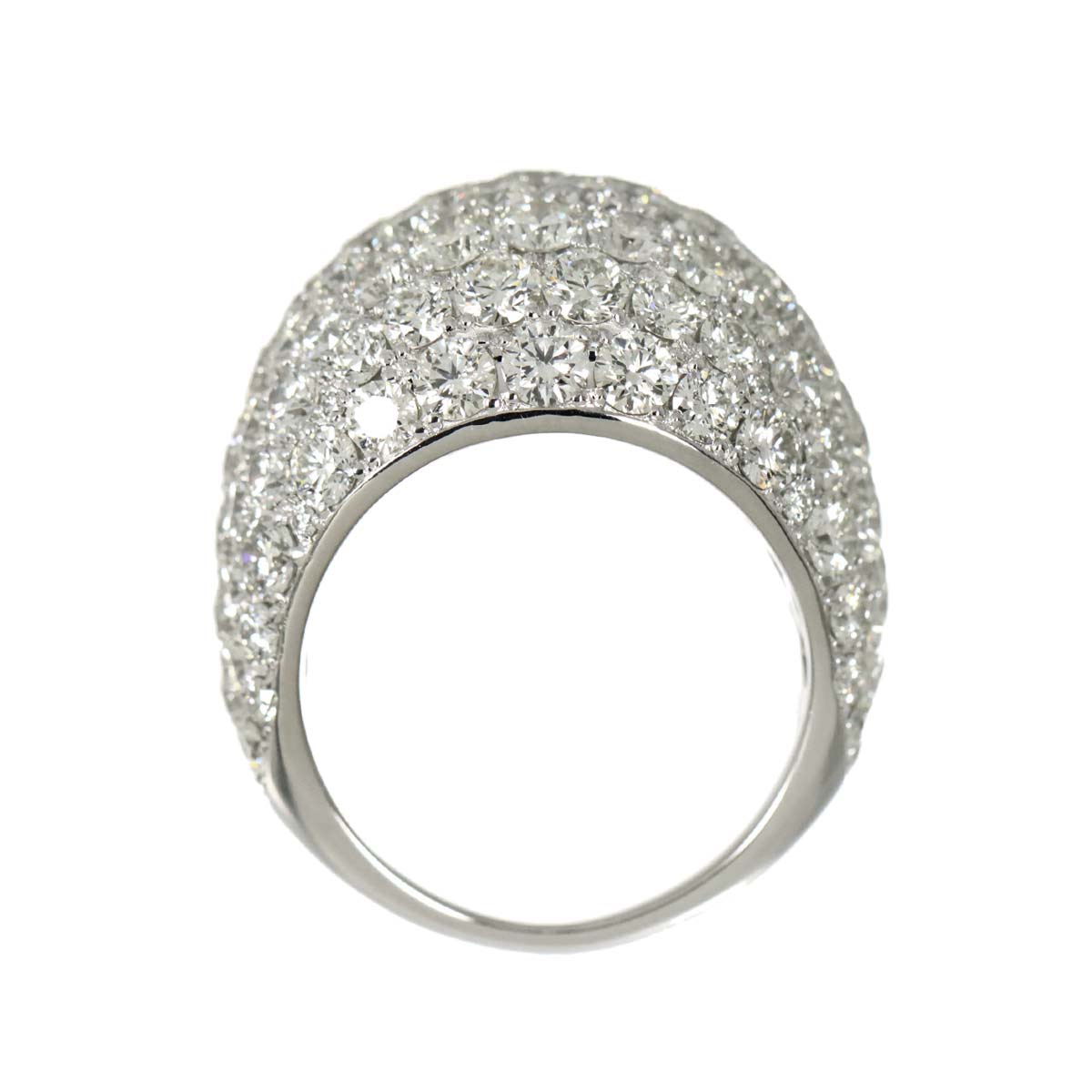 Diamond 10.00ct Ring Pt Platinum size6.75-7.25(US)