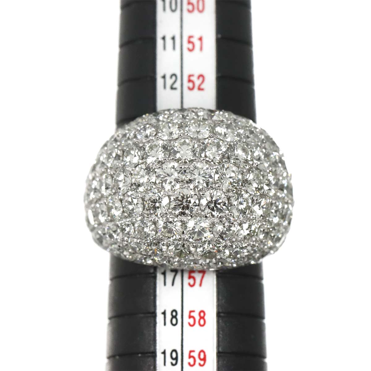 Diamond 10.00ct Ring Pt Platinum size6.75-7.25(US)
