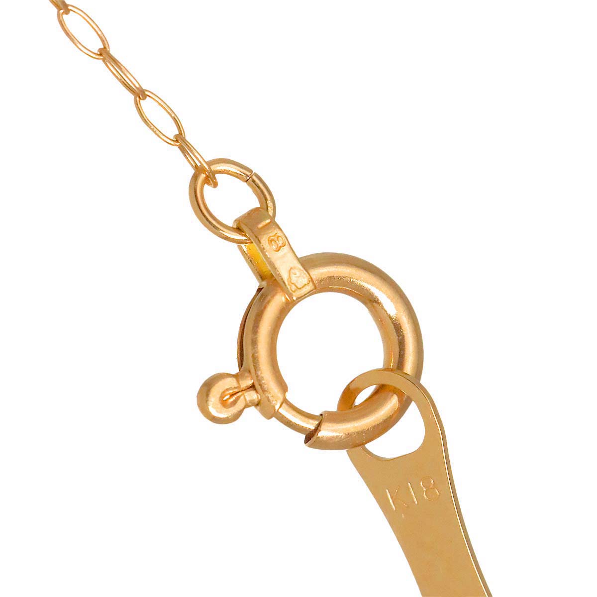 Akoya Pearl 6.2mmmm Diamond Necklace 18K K18 PG Pink Gold 750