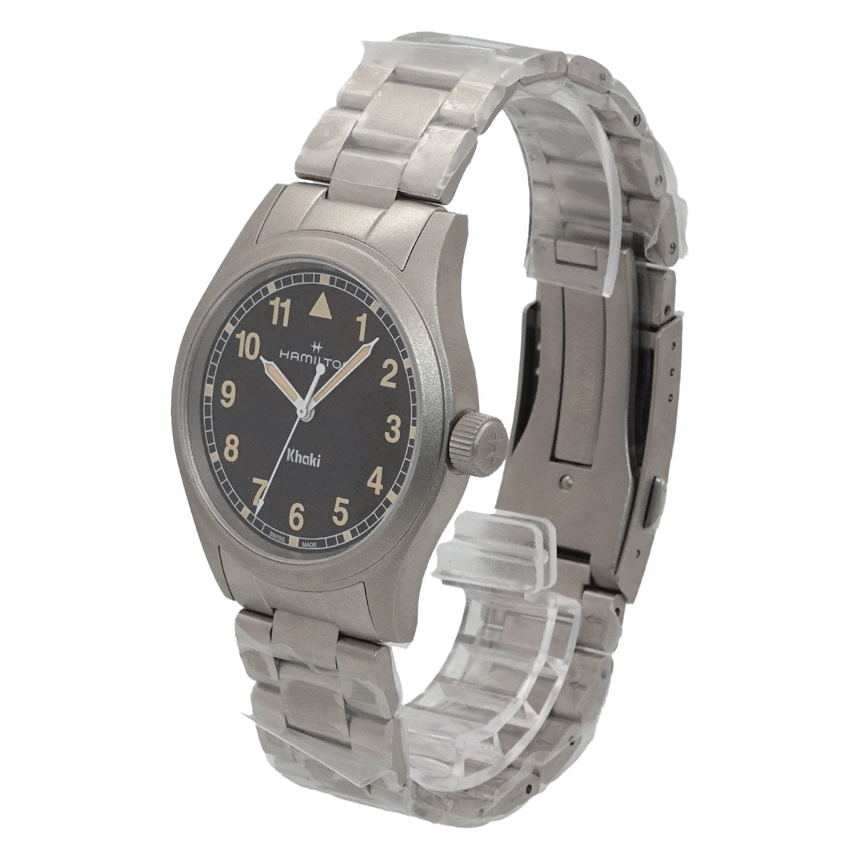 Khaki Field H694010 Black Dial Quartz Boys Watch