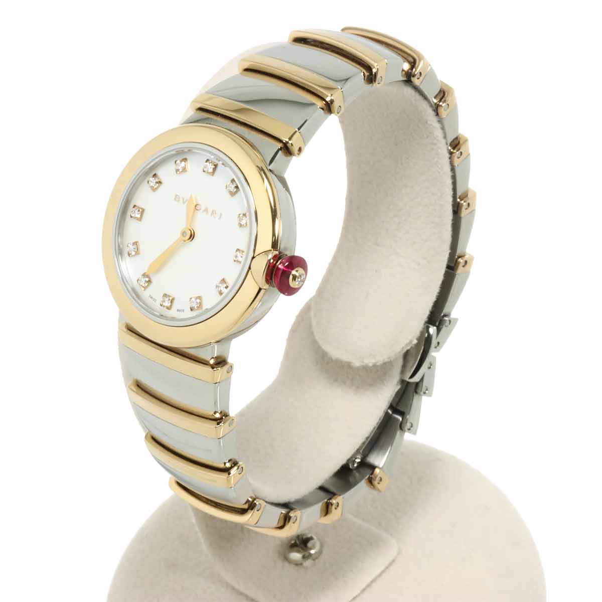 Lucea LUP28SG Quartz Diamond 750 Pink Gold Ladies Watch