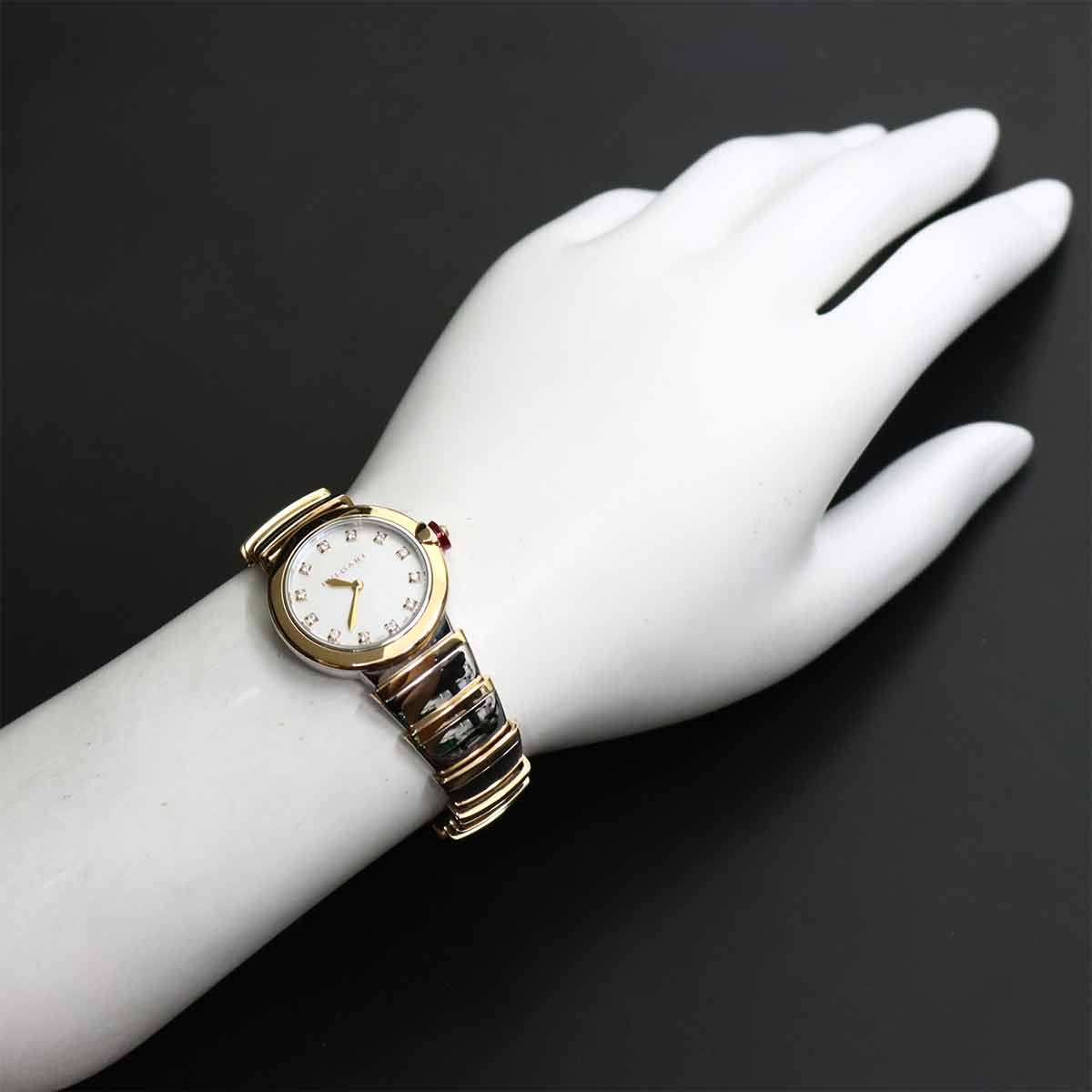 Lucea LUP28SG Quartz Diamond 750 Pink Gold Ladies Watch