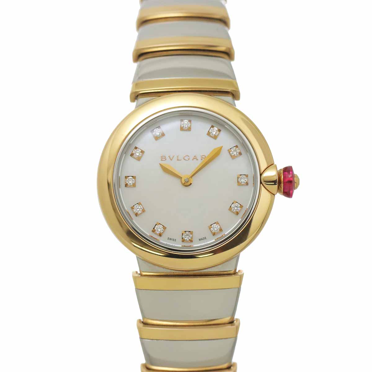 Lucea LUP28SG Quartz Diamond 750 Pink Gold Ladies Watch