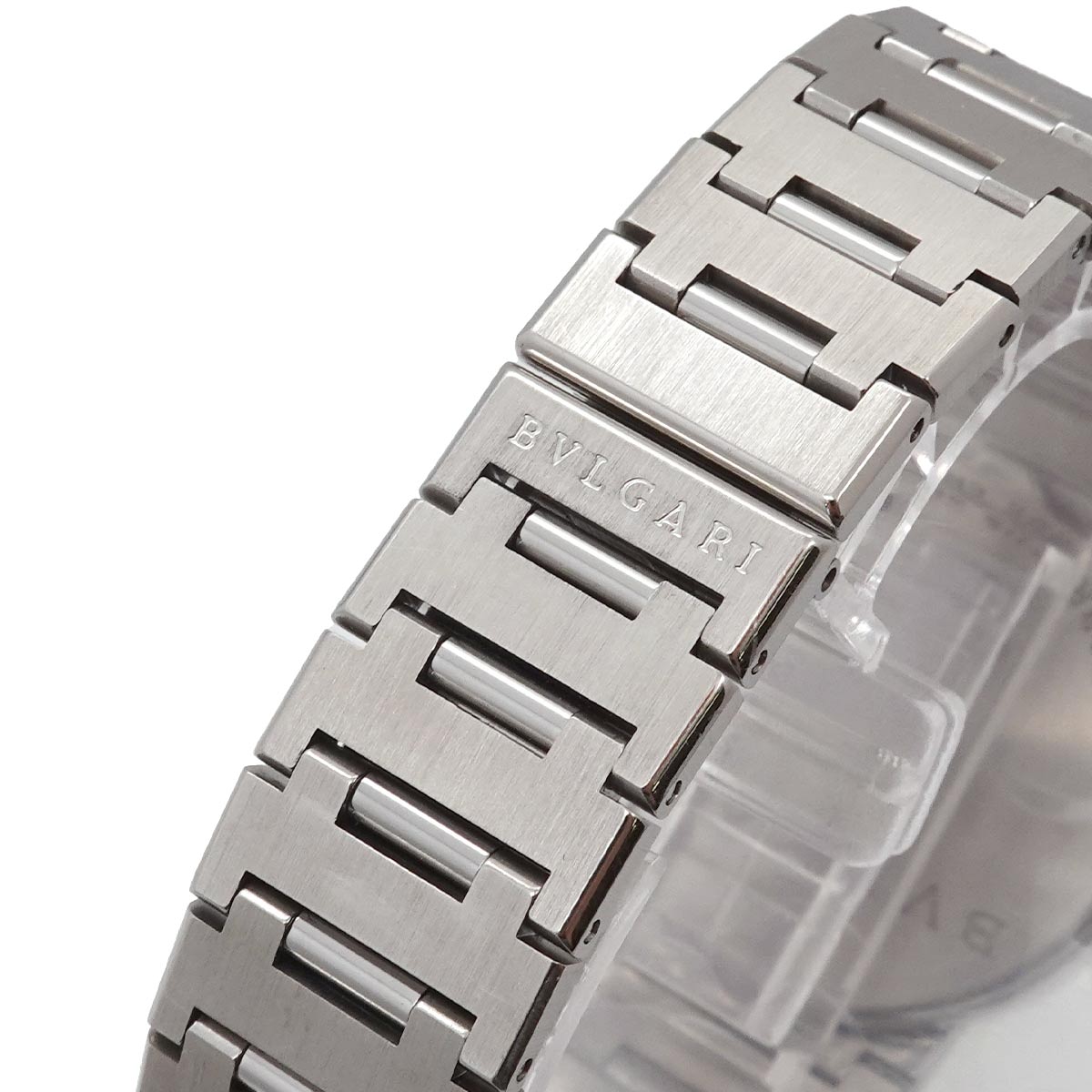 BVLGARIBVLGARI BB30SS Quartz Date Black Dial Boys Watch
