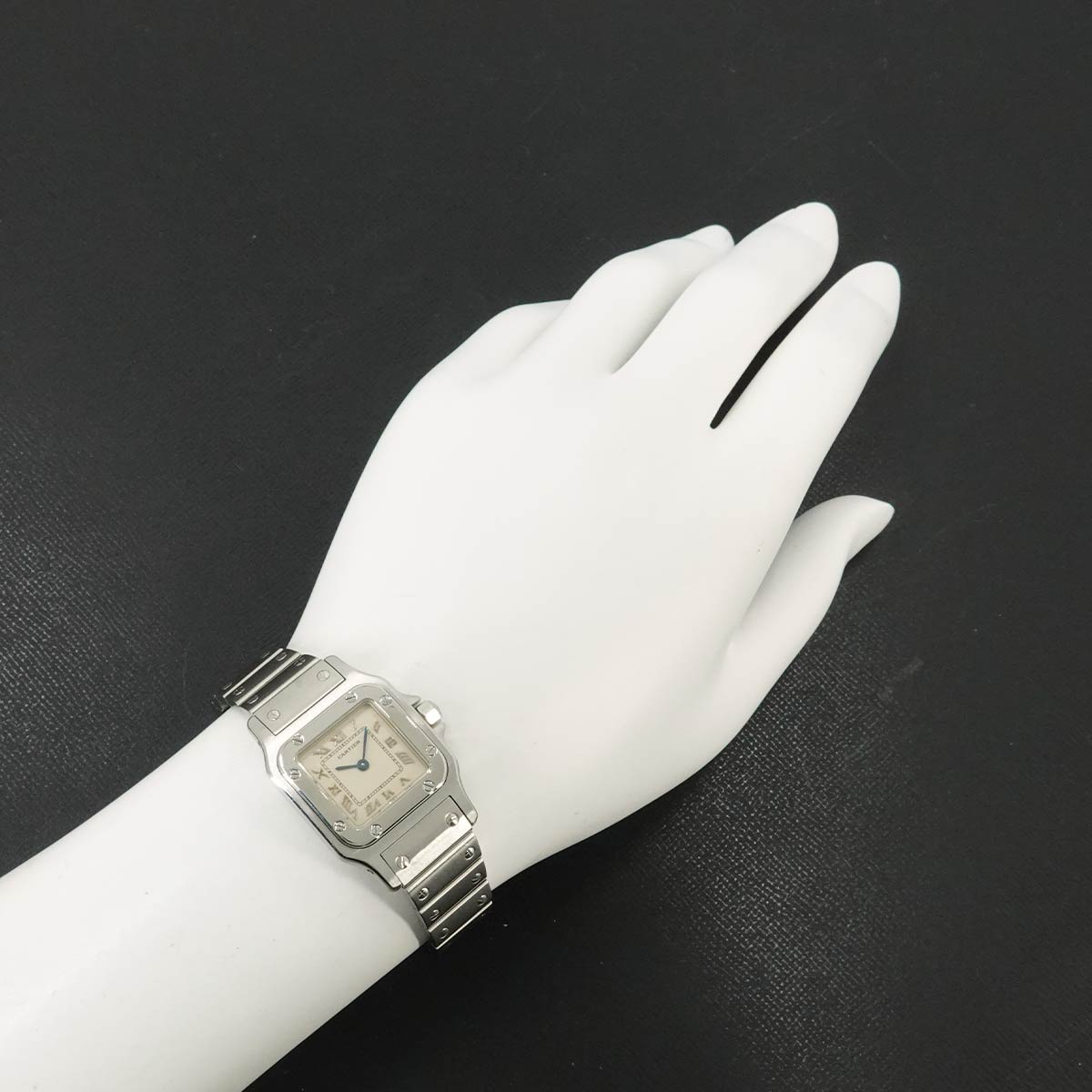 Santos Galbee SM W20024D6 Quartz Cream Dial Ladies Watch