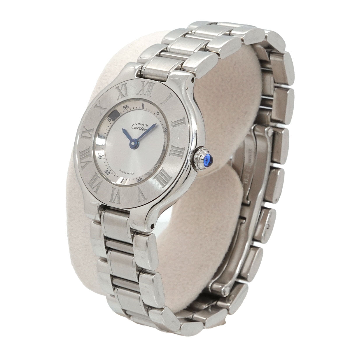 Must 21 W10109T2 Quartz Silver Dial Ladies Watch