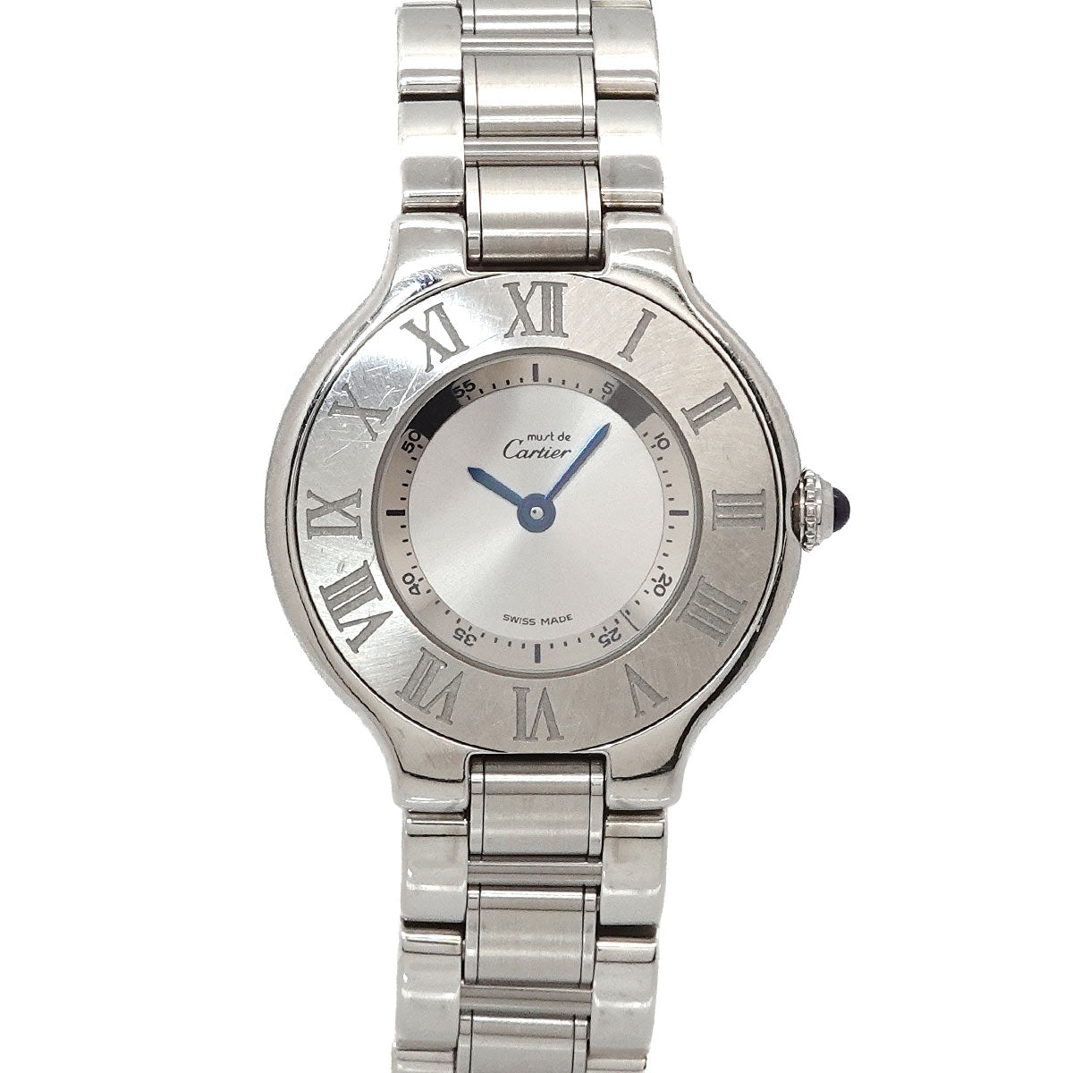 Must 21 W10109T2 Quartz Silver Dial Ladies Watch