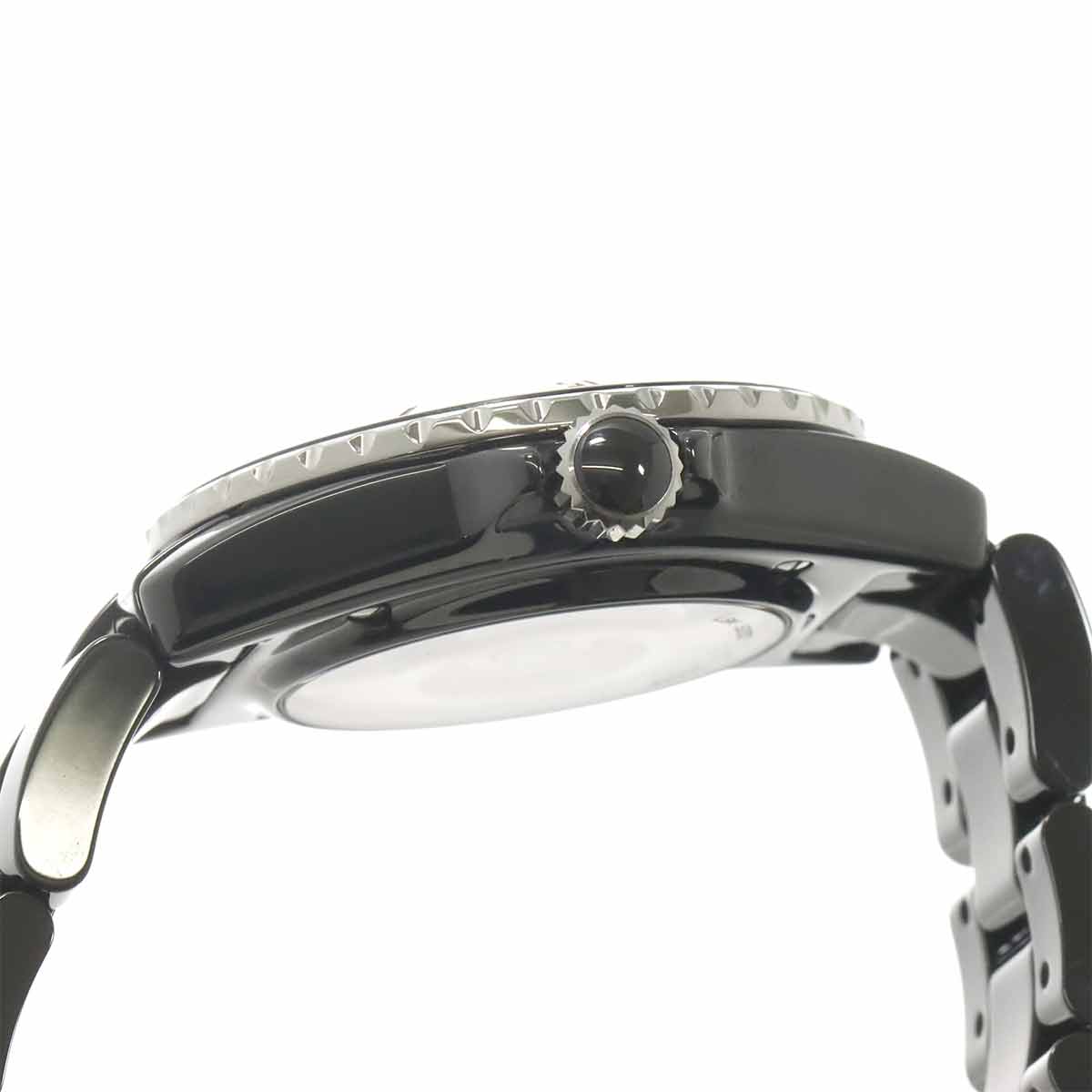 J12 H5702 38mm 12P Diamond Automatic Black Dial Mens Watch