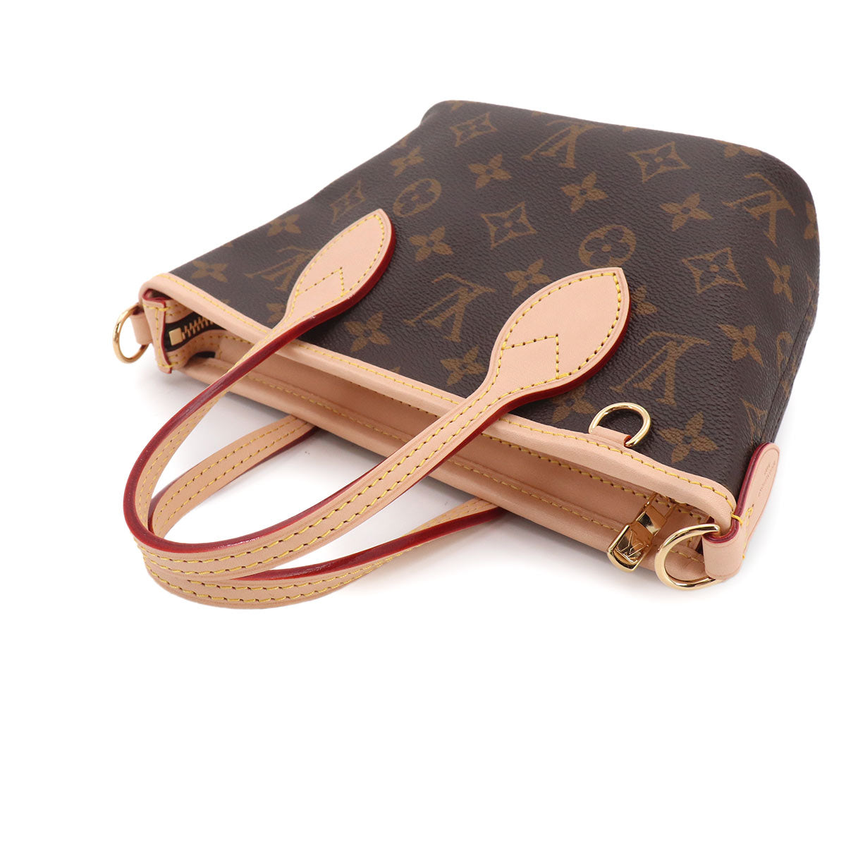 Monogram Neverfull BB Tote Shoulder Bag Brown M46705