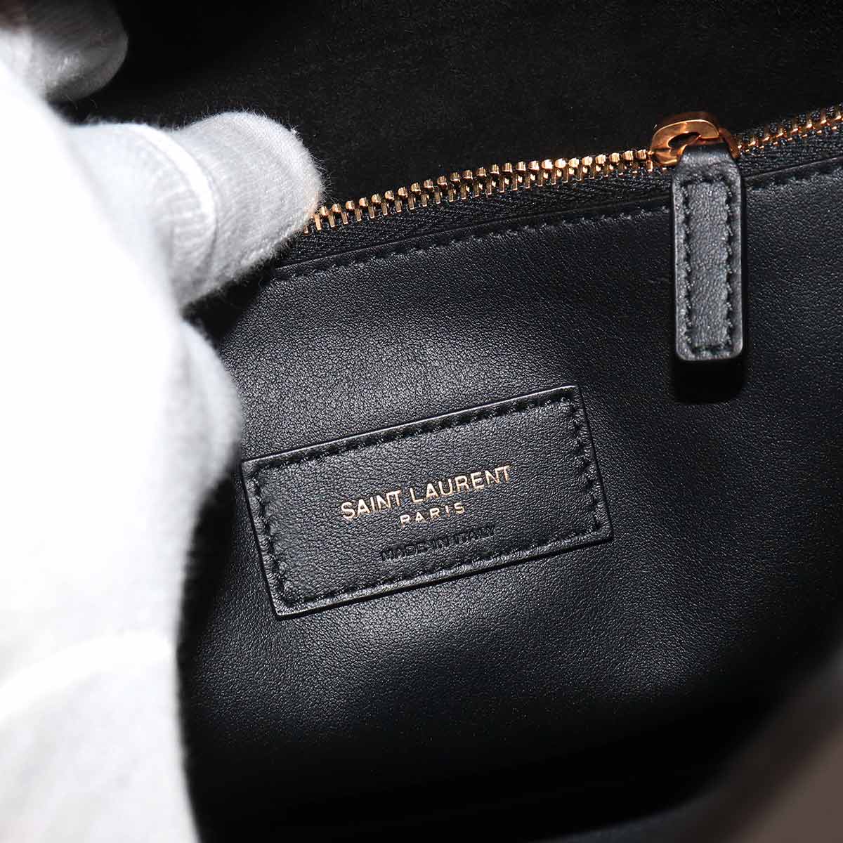 LE5A7 Large Shoulder Bag Leather Black 753837 Purse