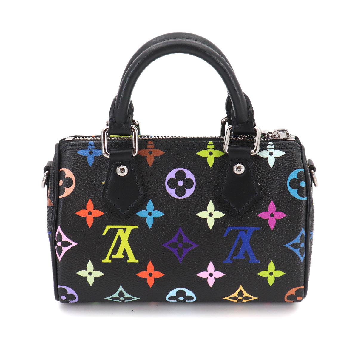 LVxTM Monogram Multi color Nano Speedy Hand Shoulder Bag