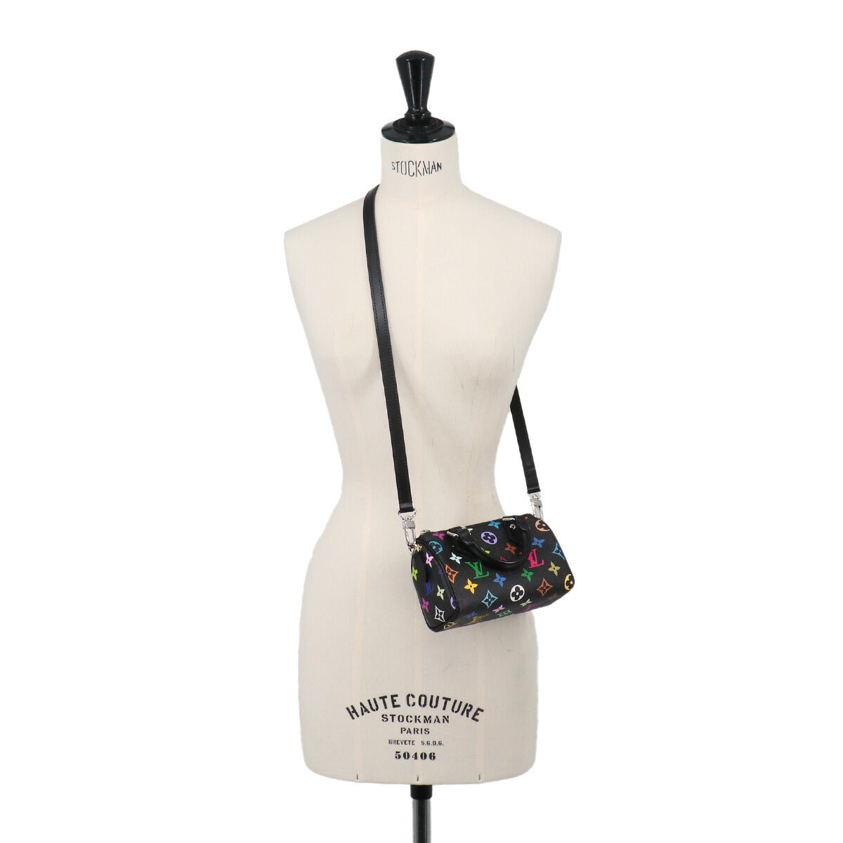 LVxTM Monogram Multi color Nano Speedy Hand Shoulder Bag