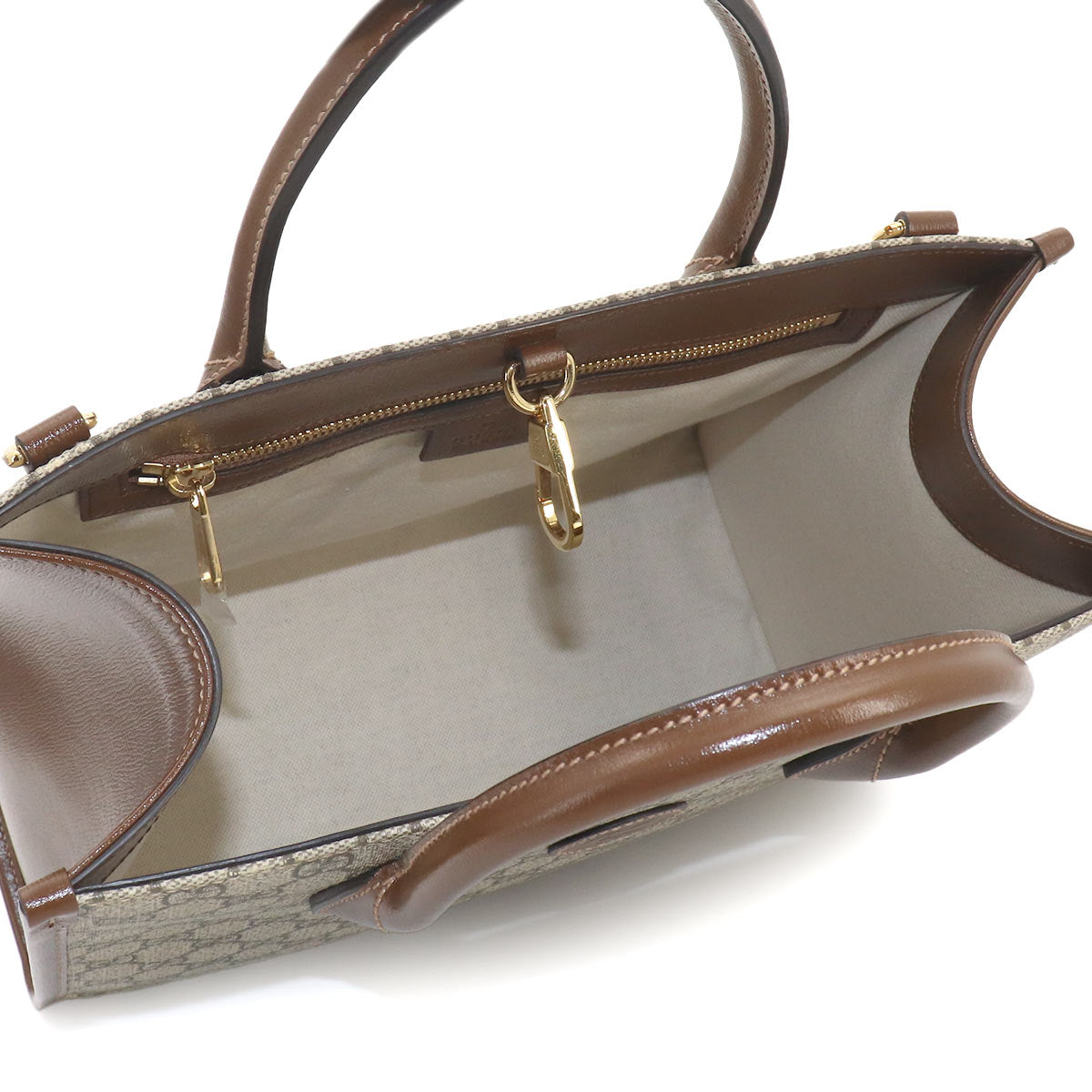 Interlocking G Small Tote Shoulder Bag GG Supreme 659983