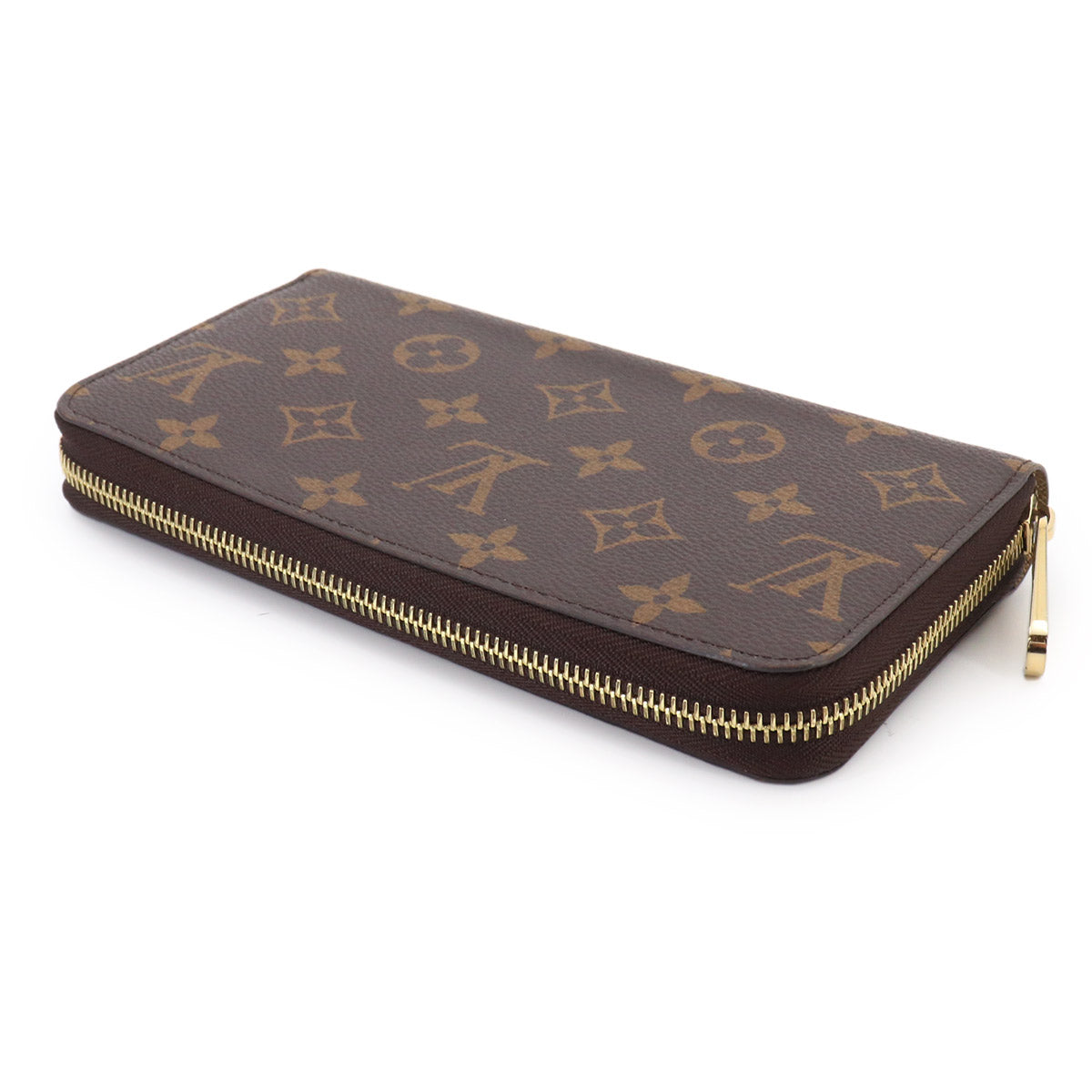 Monogram Zippy Wallet Brown Iced Gold M27030