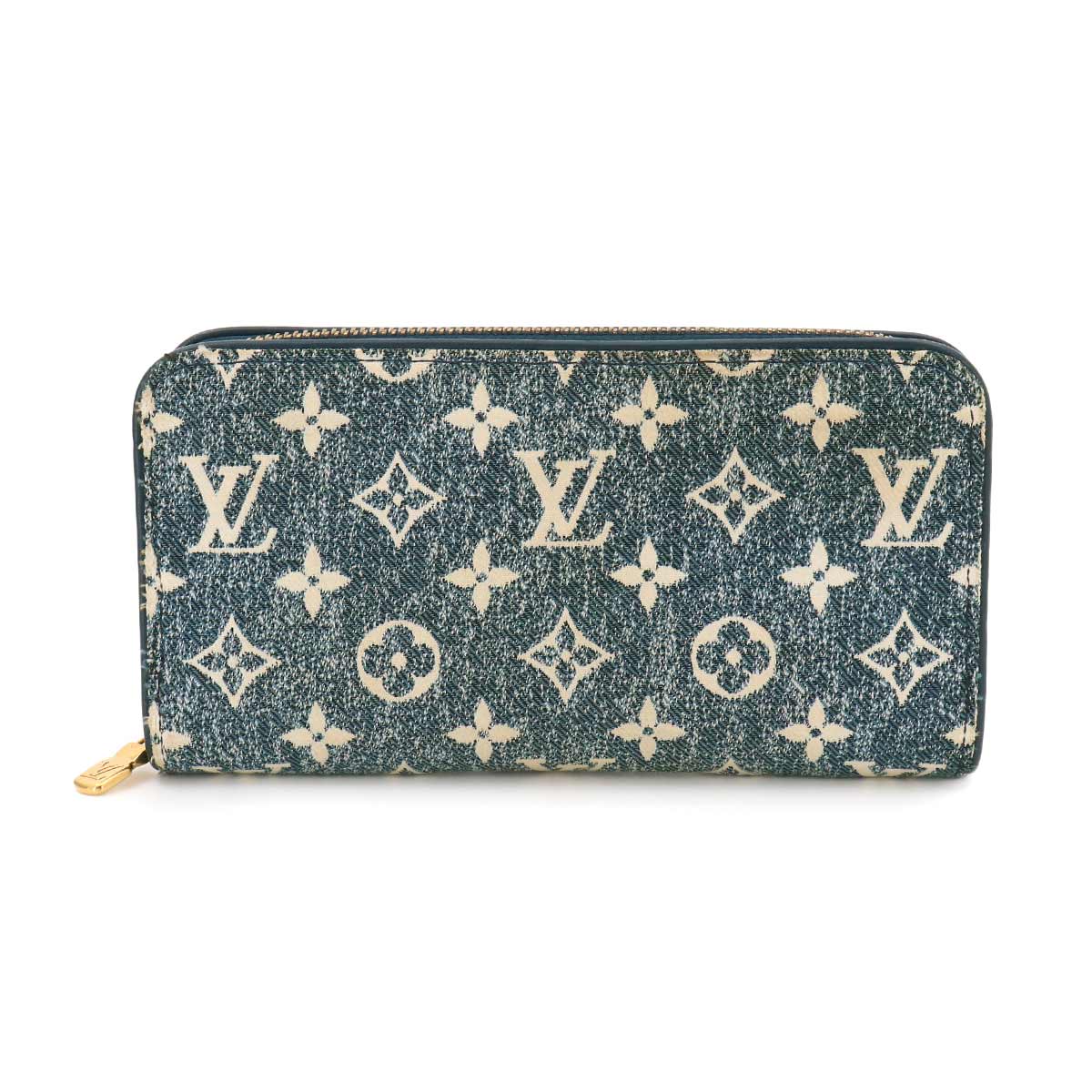 Monogram Jacquard Denim Zippy Wallet Blue M81226