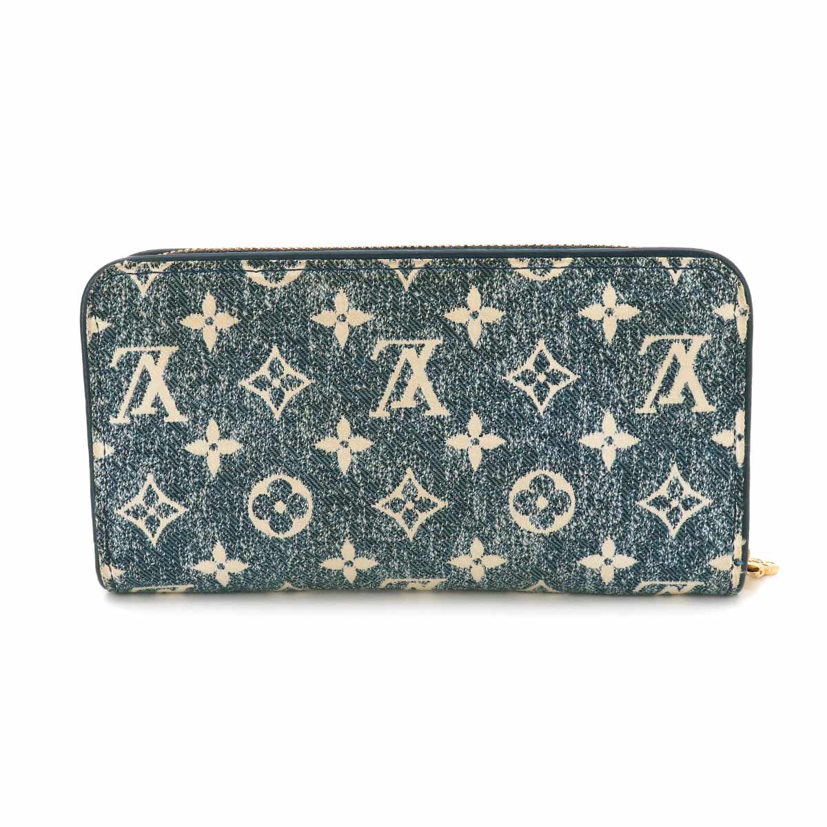 Monogram Jacquard Denim Zippy Wallet Blue M81226