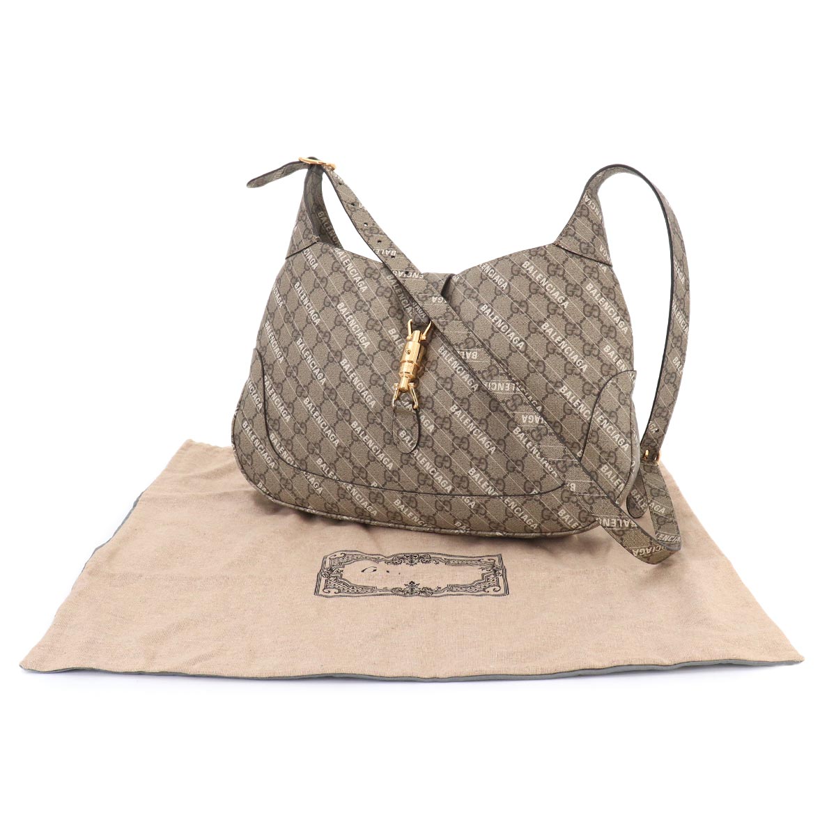 The Hacker Project Jackie 1961 Shoulder Bag Beige 636710