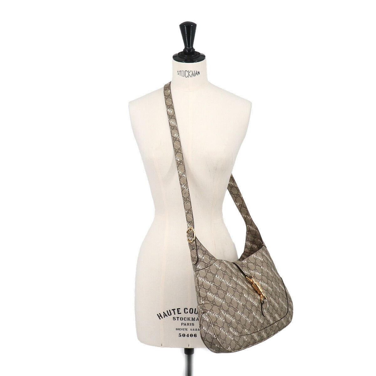 The Hacker Project Jackie 1961 Shoulder Bag Beige 636710