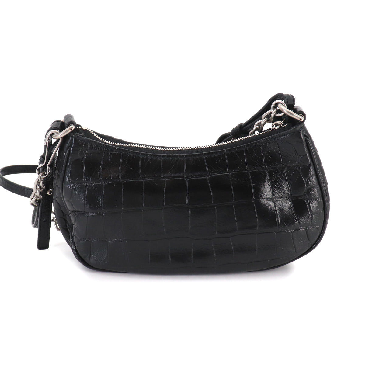 Le Cagole Mini Chain Hand Shoulder Bag Bkack 695814