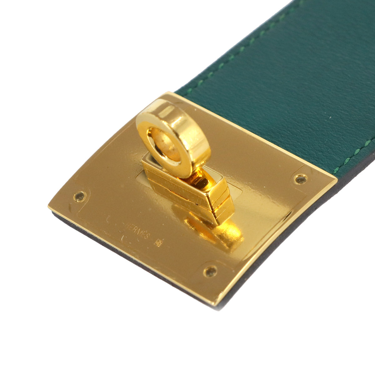 Kelly Dog Bracelet Bangle Veau Swift Green