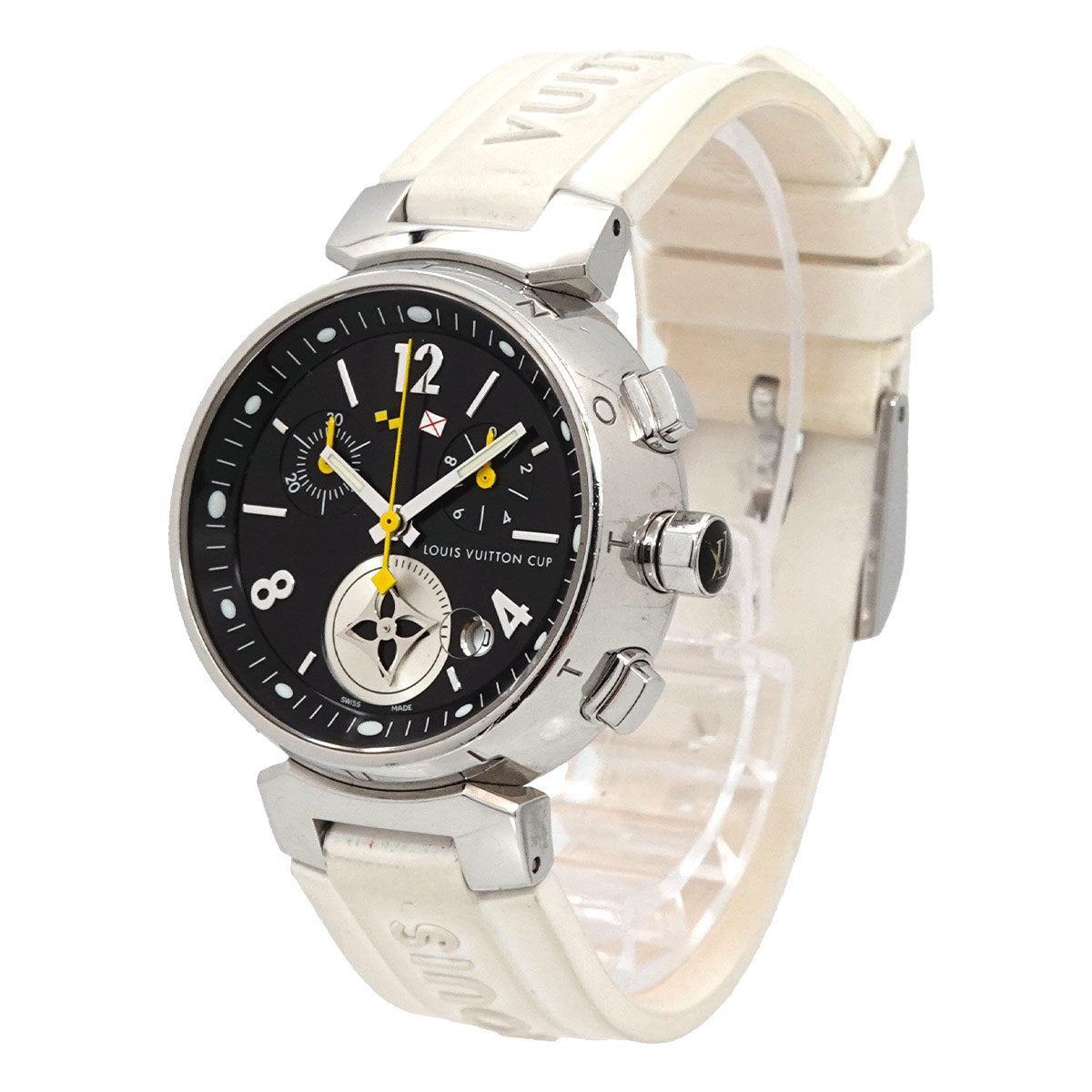 Tambour Lovely Cup Q132G Black Date Dial Ladies Watch