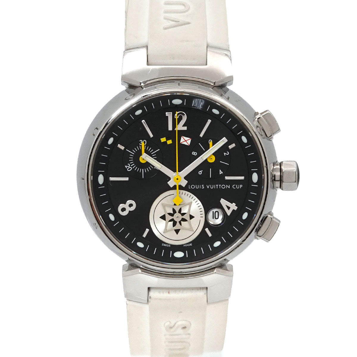 Tambour Lovely Cup Q132G Black Date Dial Ladies Watch