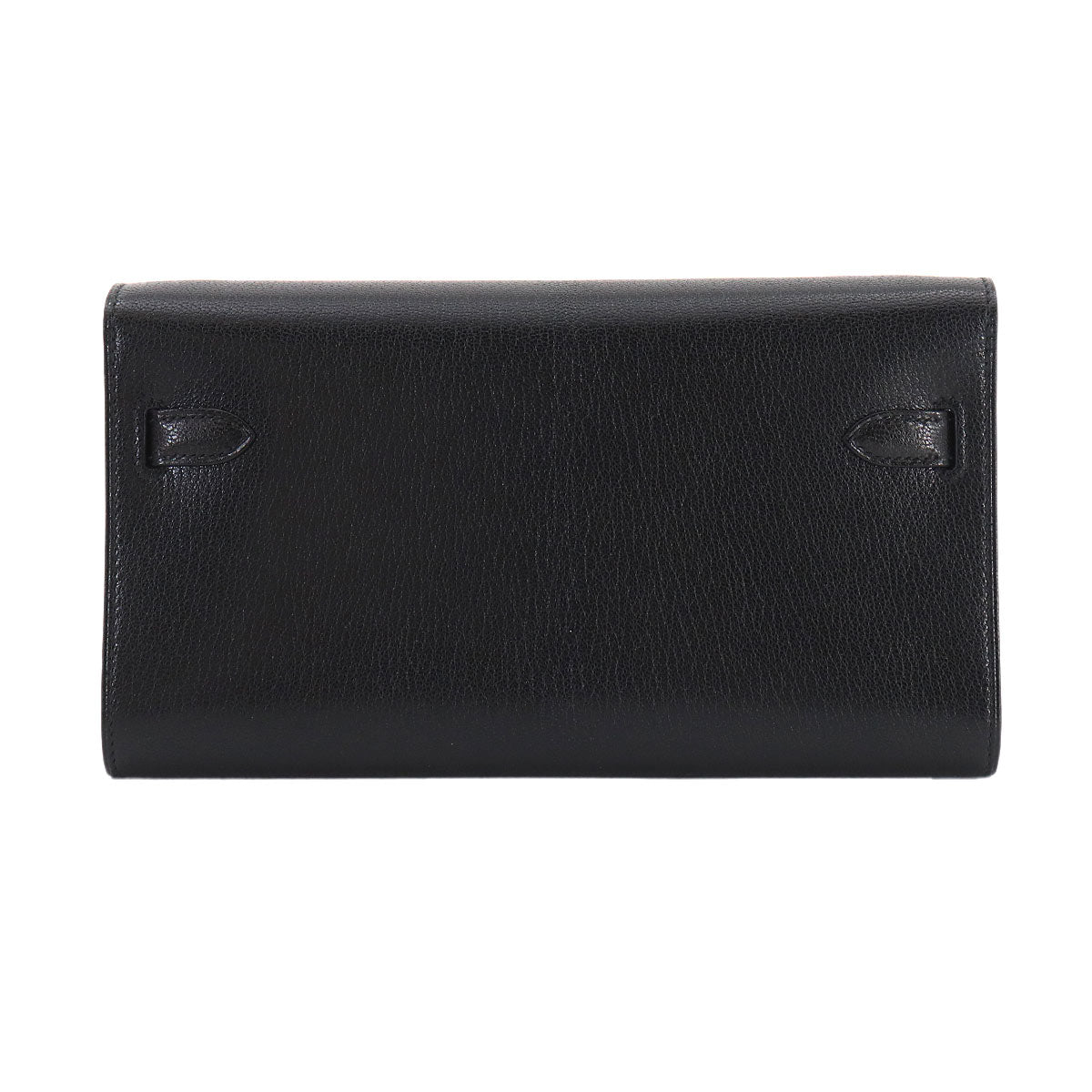 Kelly To Go Shoulder Wallet Chevre Chamkila Black Purse