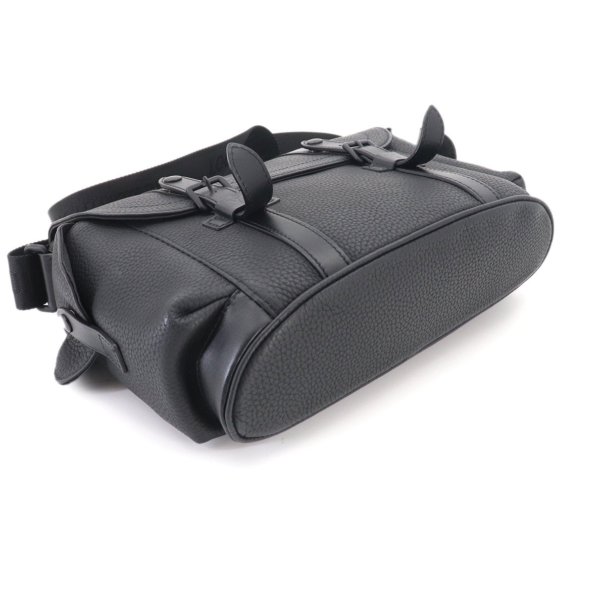 Christopher Messenger Shoulder Bag Leather Noir M58476