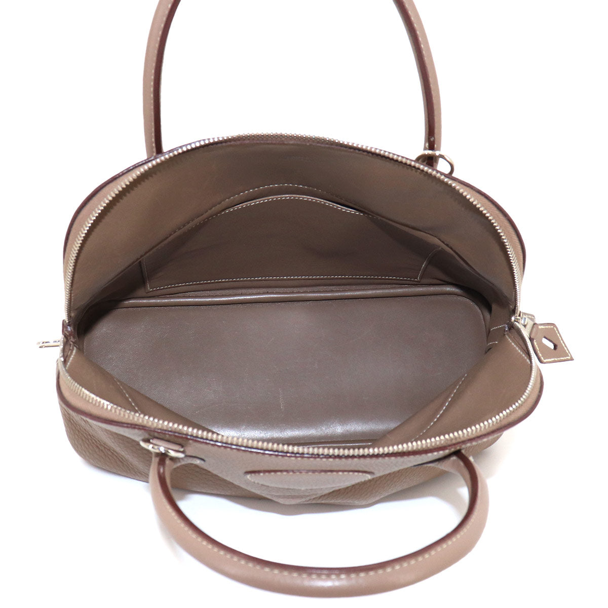Bolide 31 2way Hand Shoulder Bag Taurillon Clemence Etoupe