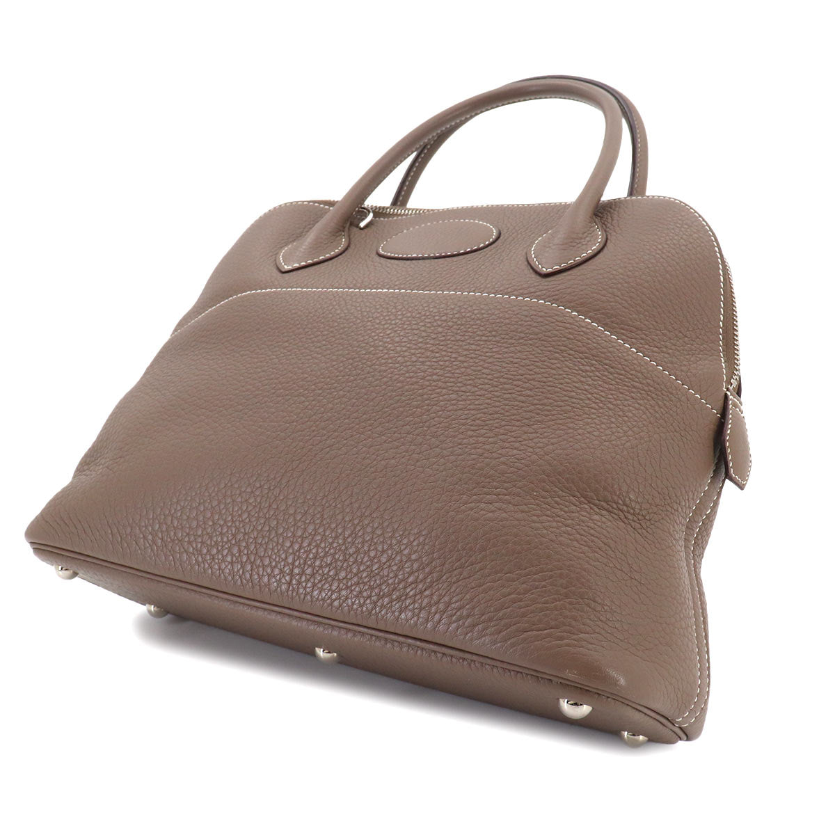 Bolide 31 2way Hand Shoulder Bag Taurillon Clemence Etoupe