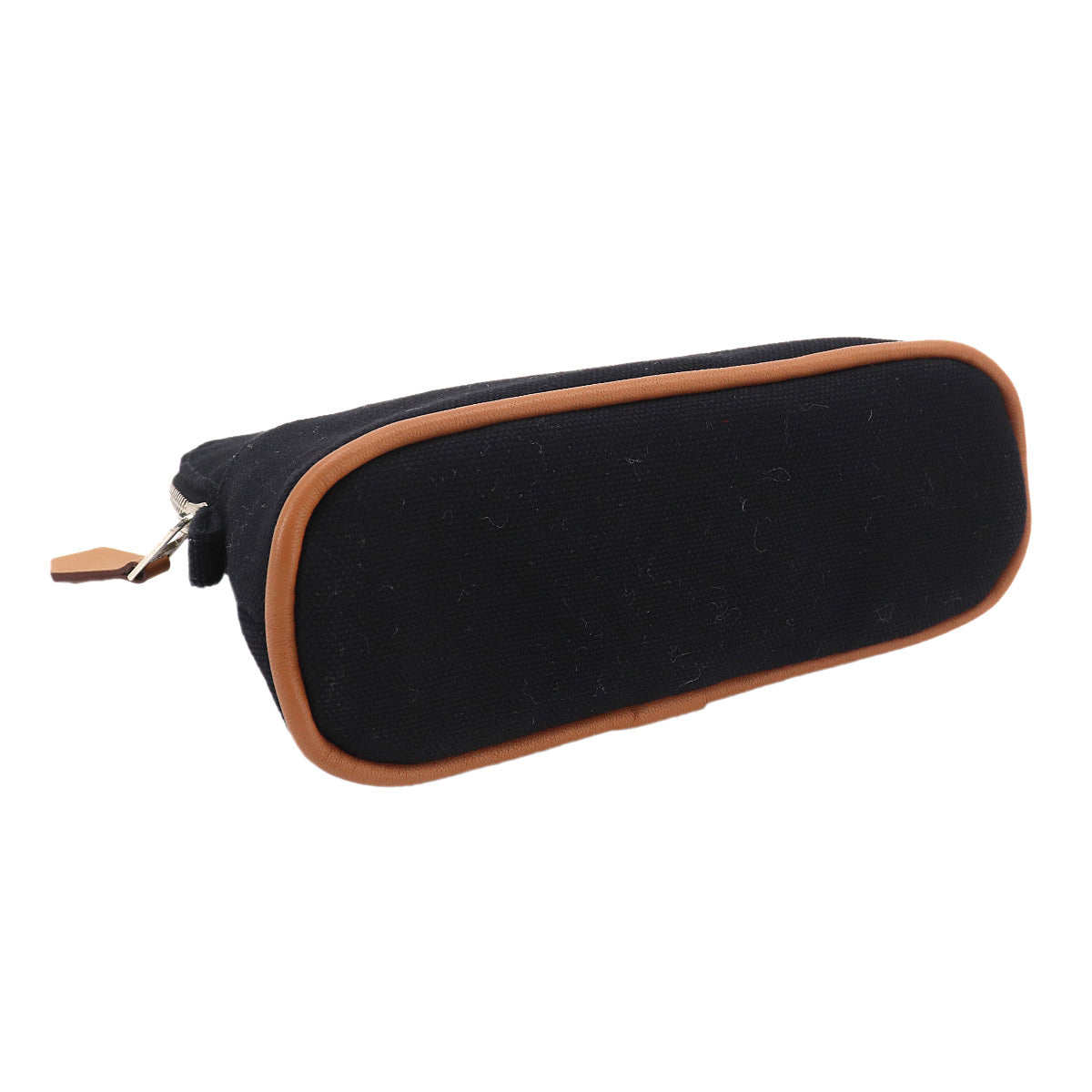 Bolide Pouch Mini Mini Cotton Canvas Leather Black Purse