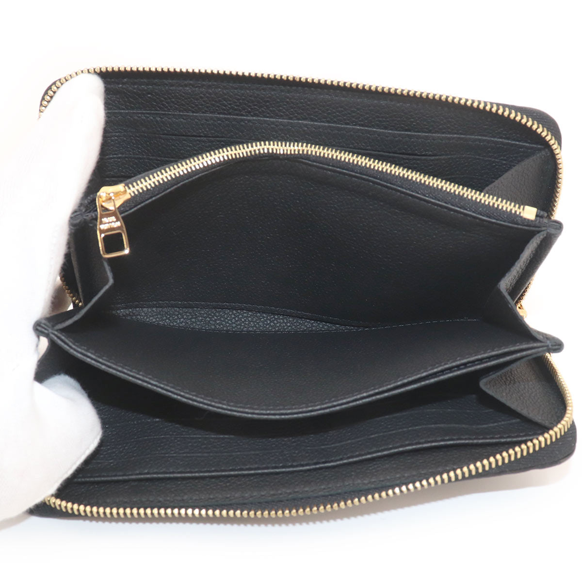 Monogram Empreinte Zippy Wallet Leather Noir M61864