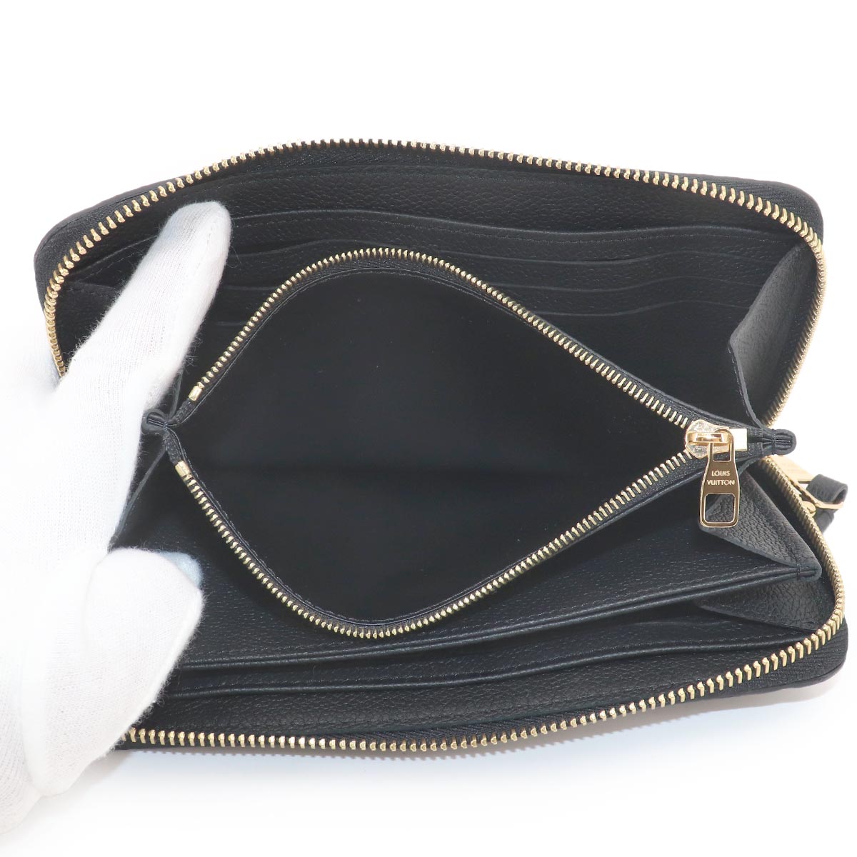 Monogram Empreinte Zippy Wallet Leather Noir M61864