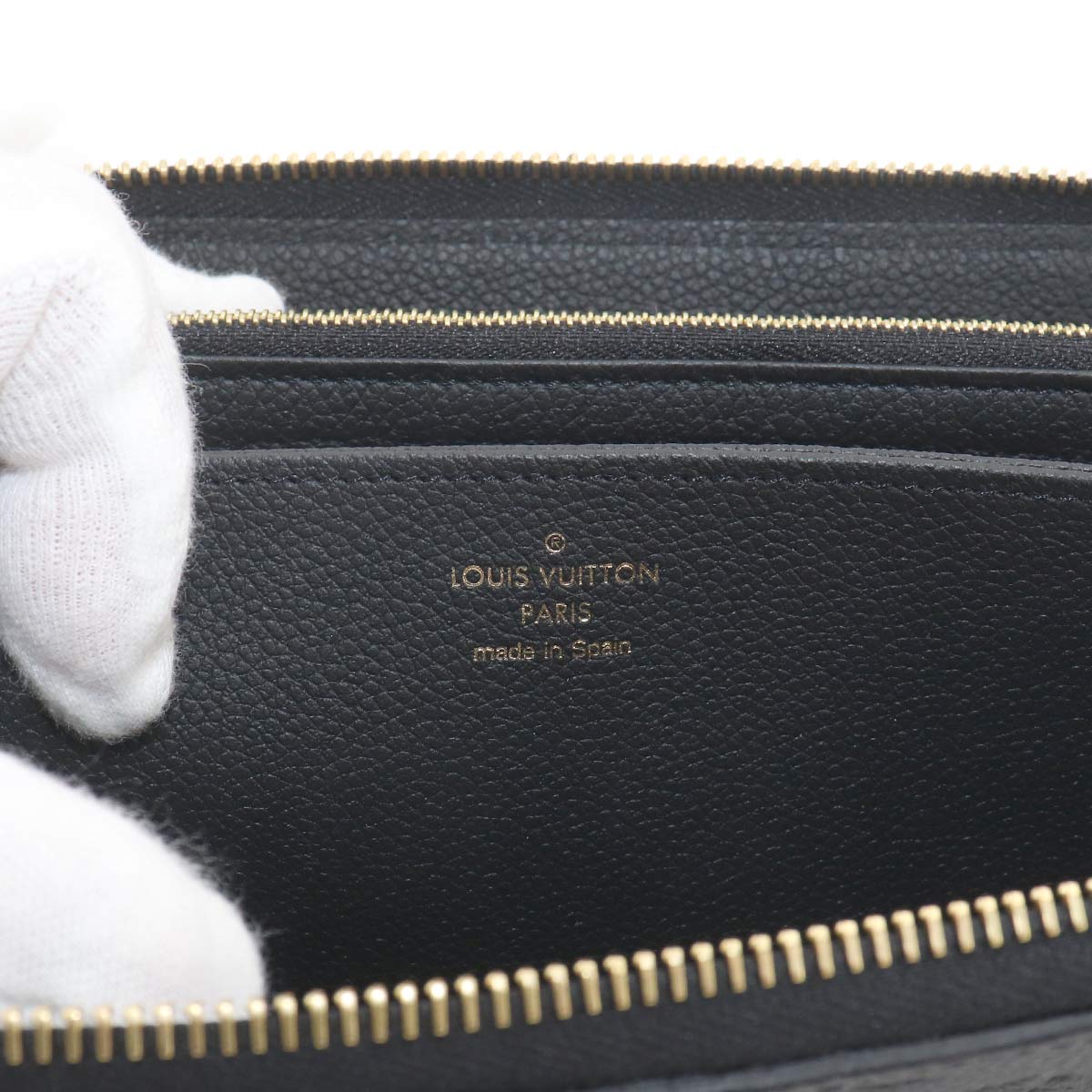 Monogram Empreinte Zippy Wallet Leather Noir M61864