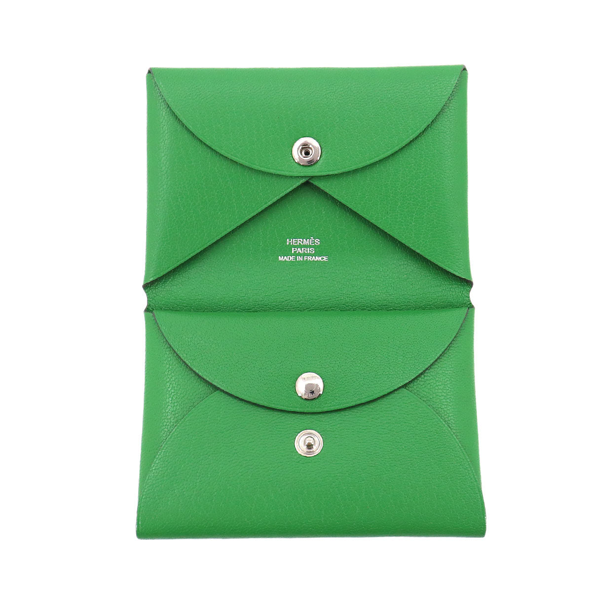 Calvi Duo Card Case Chevre Myzore Bambo
