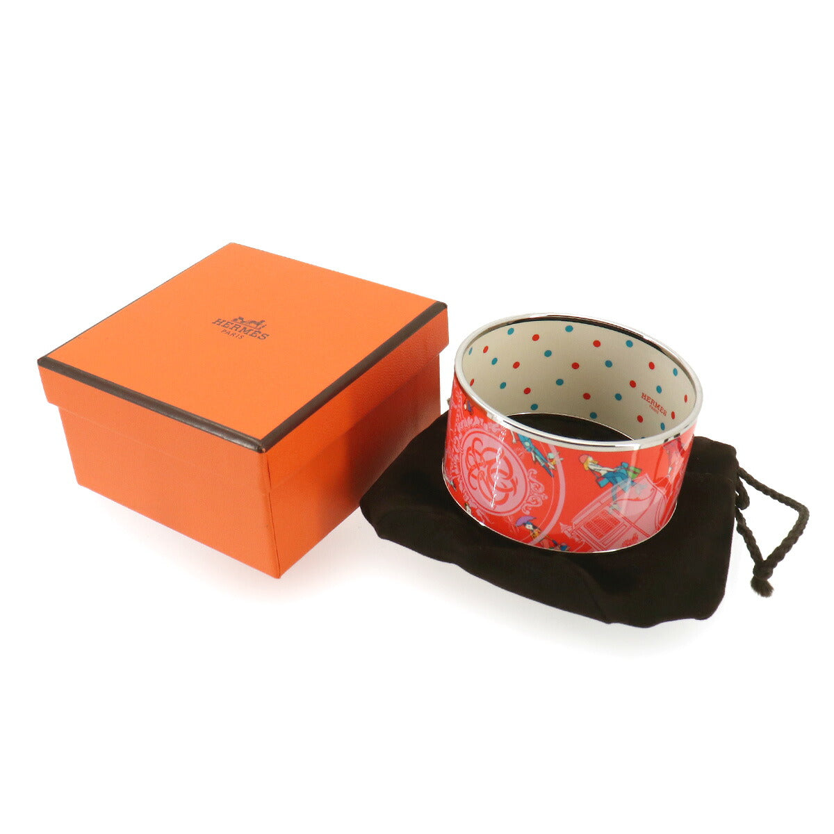 Email TGM Bracelet Bangle Orange Silver Accessory