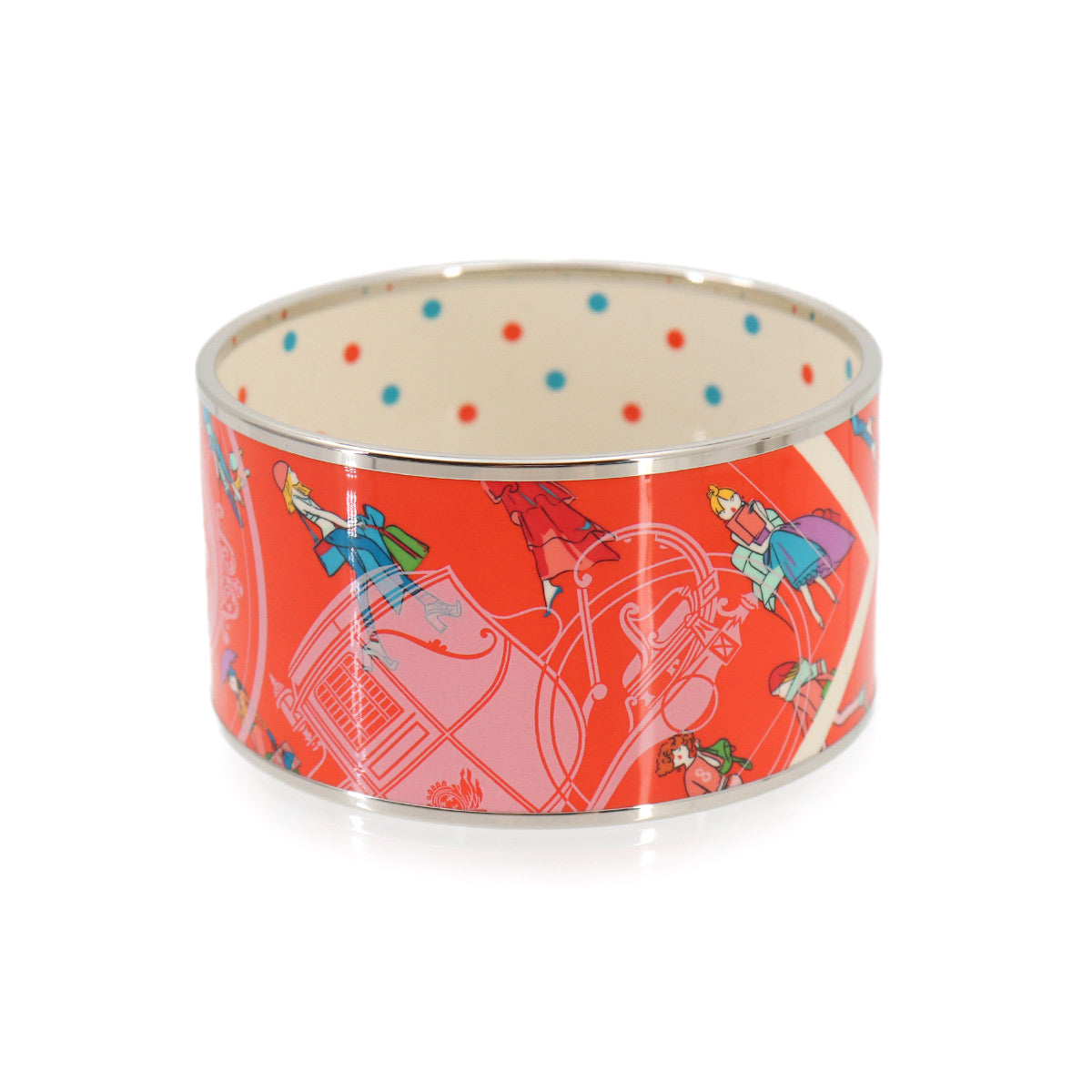 Email TGM Bracelet Bangle Orange Silver Accessory
