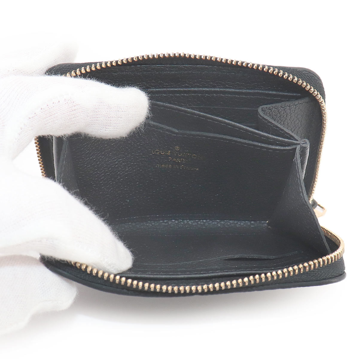 Monogram Empreinte Zippy Coin Purse Coin Case Noir M60574