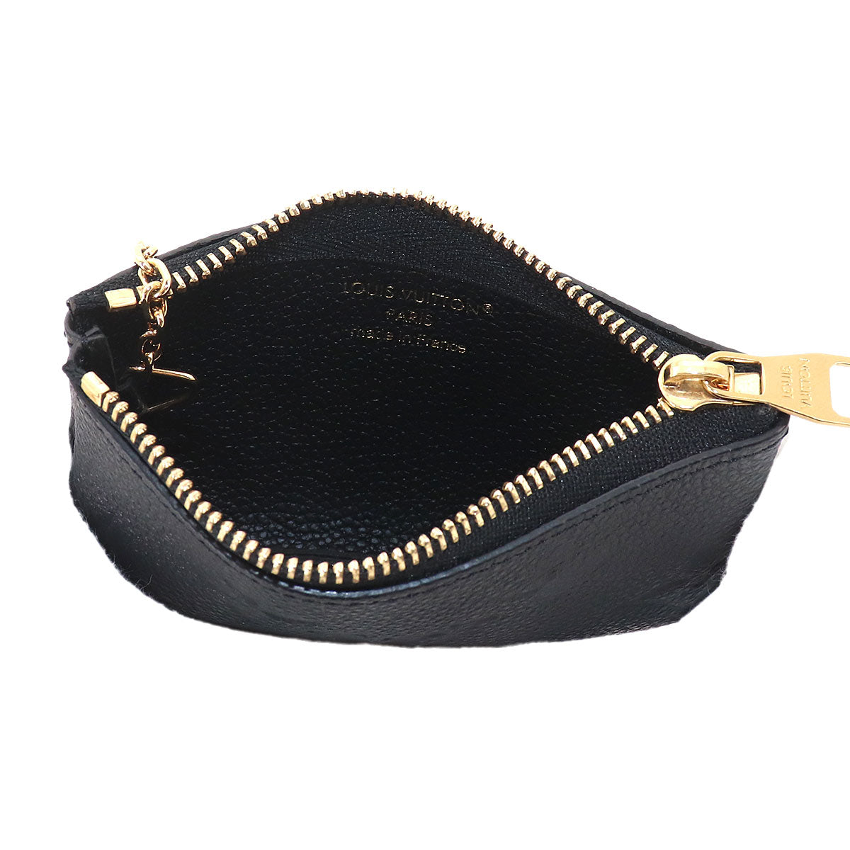 Monogram Empreinte Key Pouch Leather Black M80879
