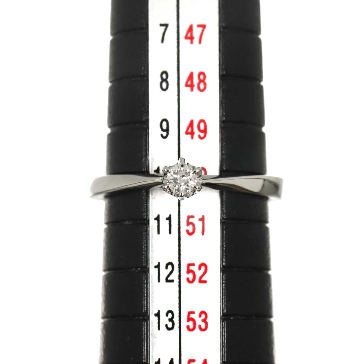 Diamond Ring Pt Platinum Size5.25(US)